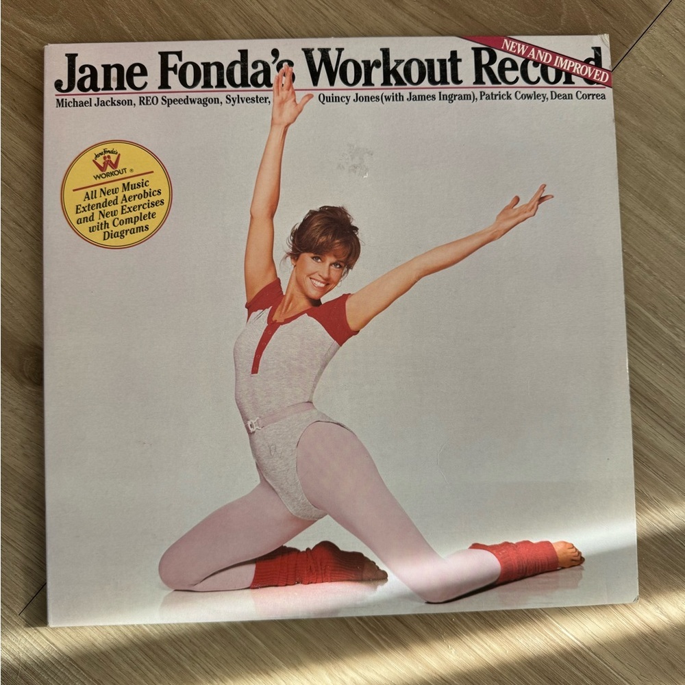 Vintage Jane Fonda's Workout Record Vinyl